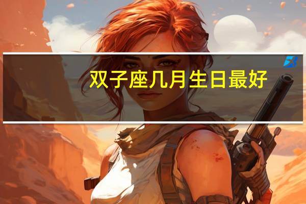双子座几月生日最好