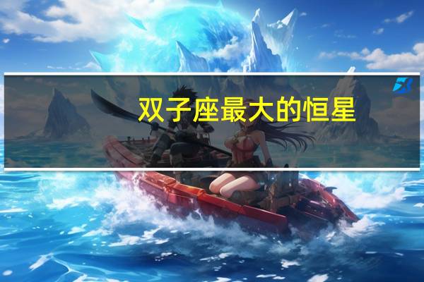 双子座最大的恒星