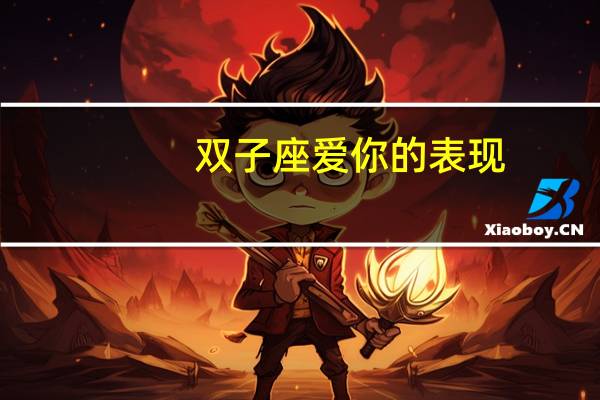 双子座爱你的表现