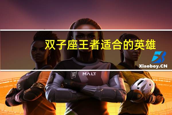 双子座王者适合的英雄