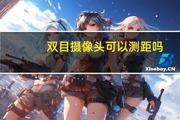 双目摄像头可以测距吗