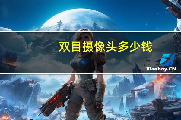 双目摄像头多少钱