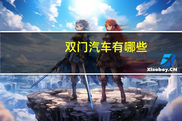 双门汽车有哪些