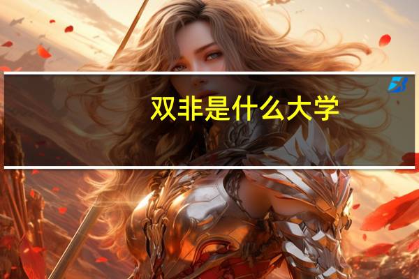 双非是什么大学