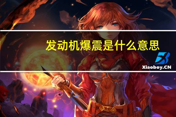 发动机爆震是什么意思