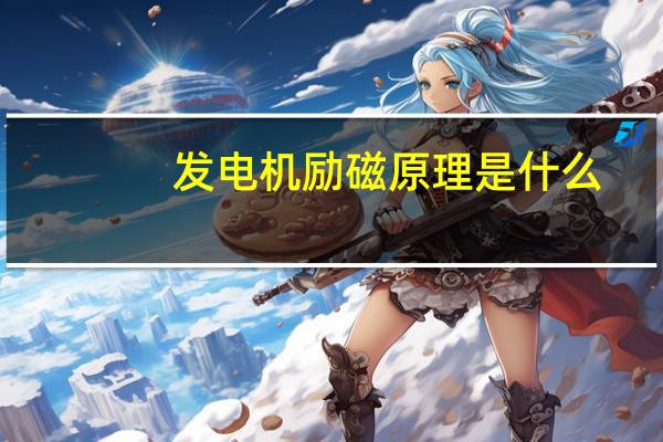 发电机励磁原理是什么