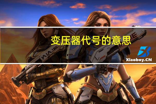 变压器代号的意思