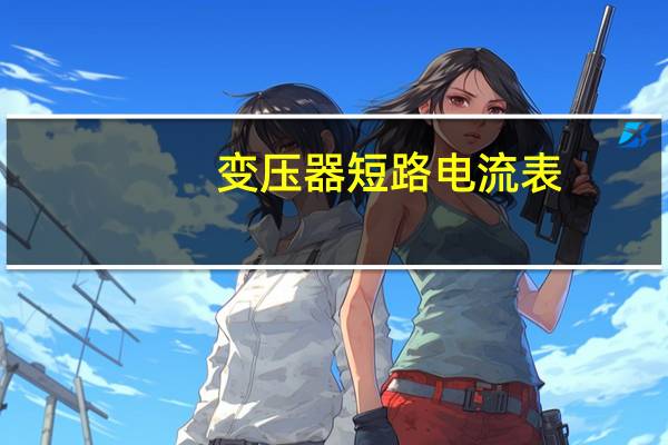 变压器短路电流表