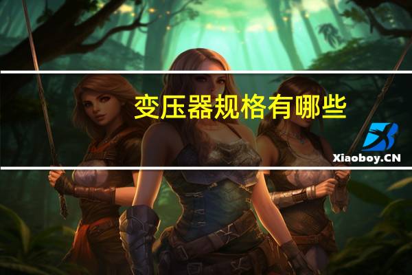 变压器规格有哪些