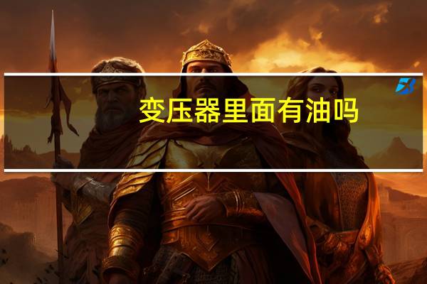变压器里面有油吗