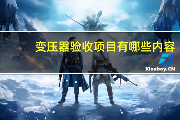 变压器验收项目有哪些内容