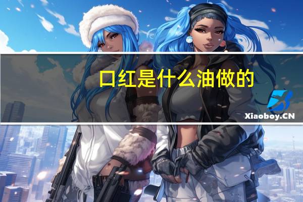 口红是什么油做的