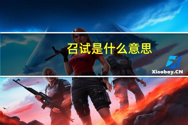 召试是什么意思