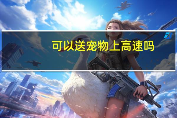 可以送宠物上高速吗