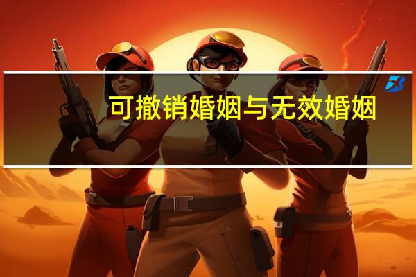 可撤销婚姻与无效婚姻