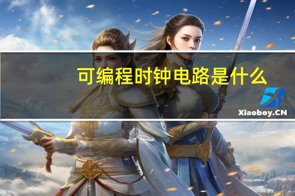 可编程时钟电路是什么