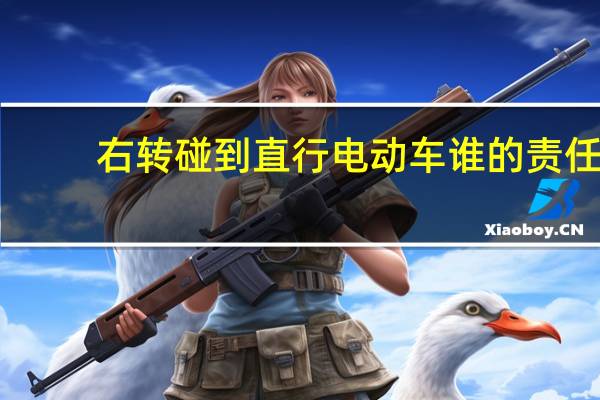 右转碰到直行电动车谁的责任