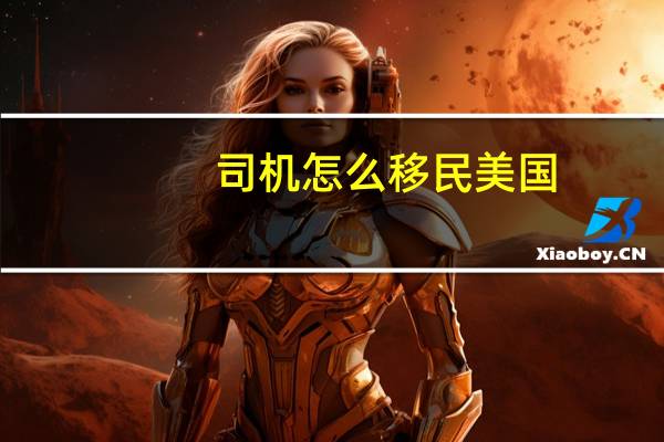 司机怎么移民美国