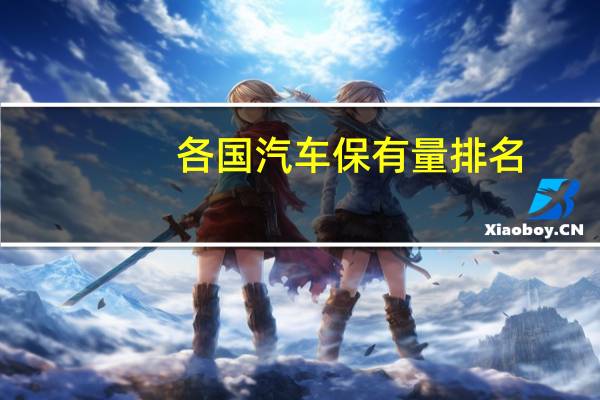 各国汽车保有量排名