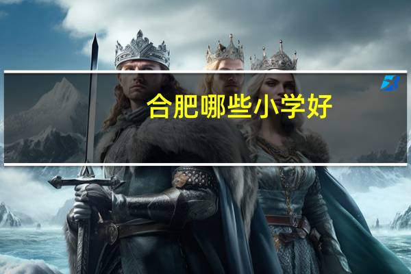 合肥哪些小学好