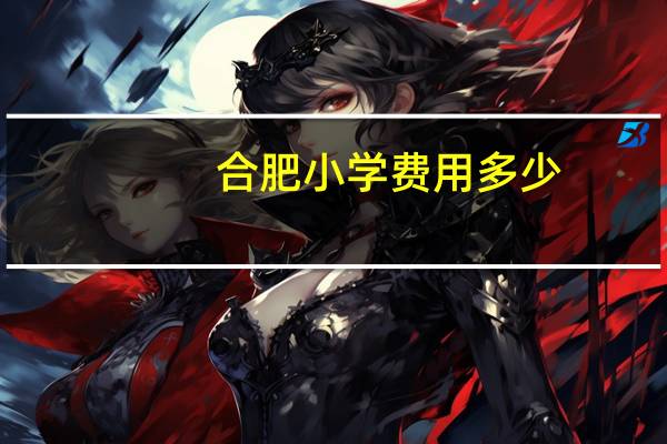 合肥小学费用多少