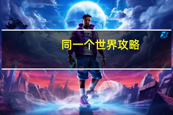 同一个世界攻略