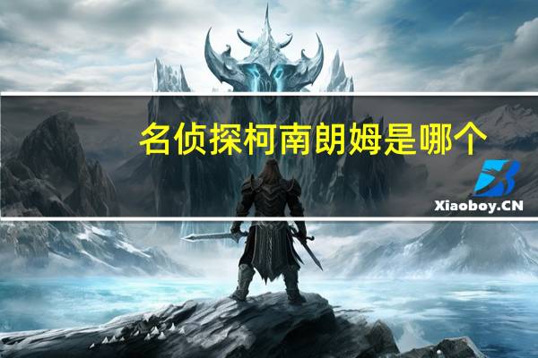 名侦探柯南朗姆是哪个