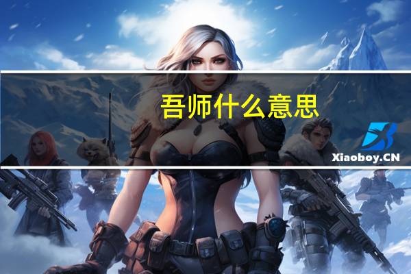 吾师什么意思