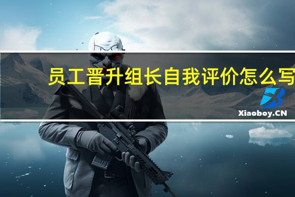 员工晋升组长自我评价怎么写