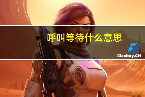 呼叫等待什么意思