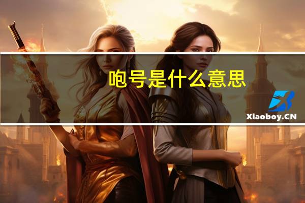 咆号是什么意思