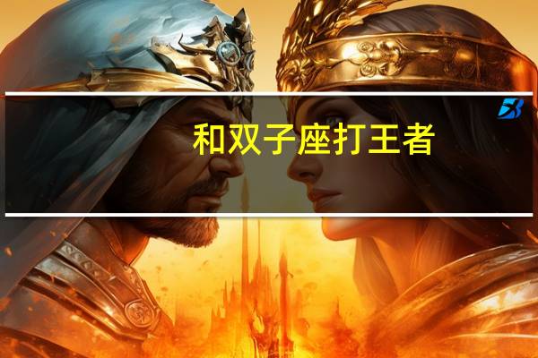 和双子座打王者