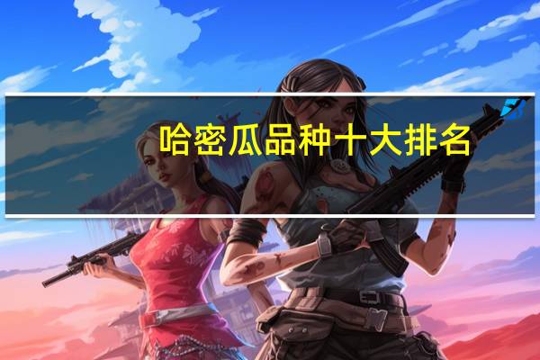 哈密瓜品种十大排名