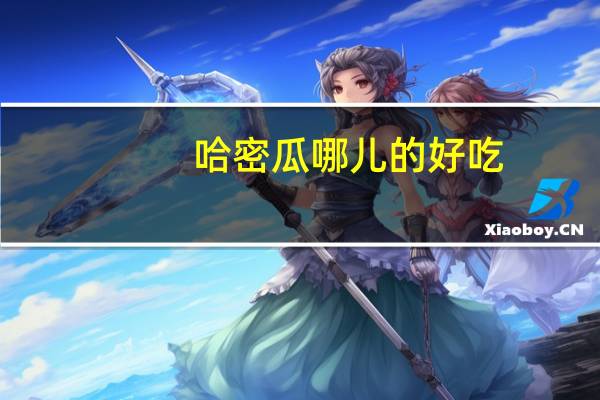哈密瓜哪儿的好吃