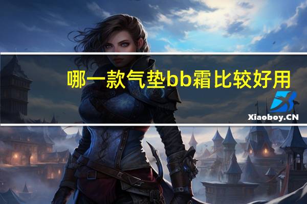 哪一款气垫bb霜比较好用