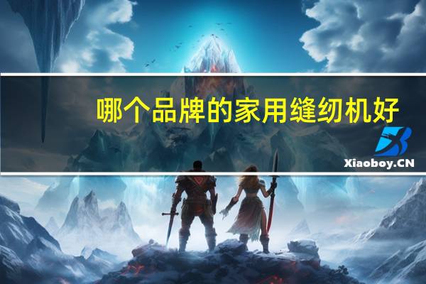 哪个品牌的家用缝纫机好