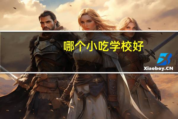 哪个小吃学校好
