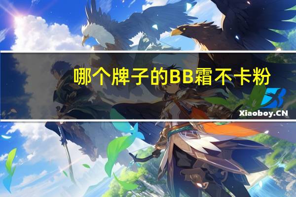 哪个牌子的BB霜不卡粉