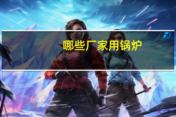 哪些厂家用锅炉