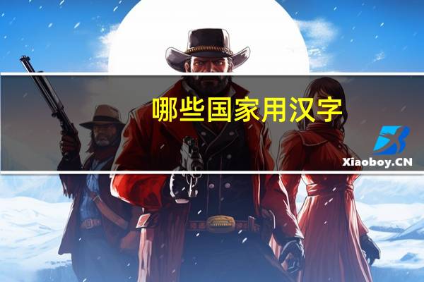 哪些国家用汉字