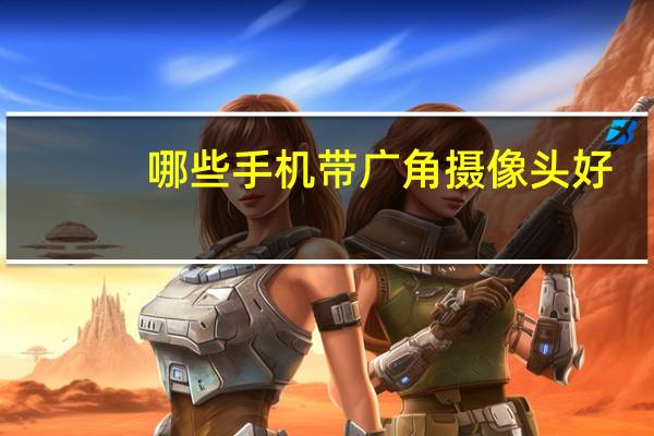 哪些手机带广角摄像头好