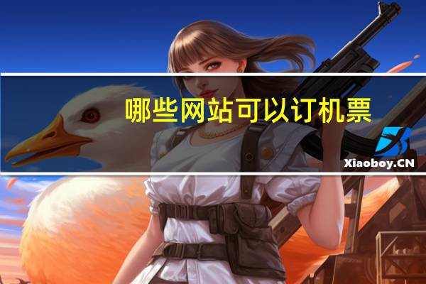 哪些网站可以订机票