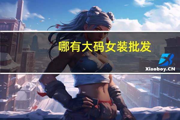 哪有大码女装批发