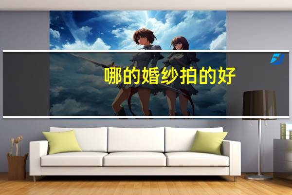 哪的婚纱拍的好
