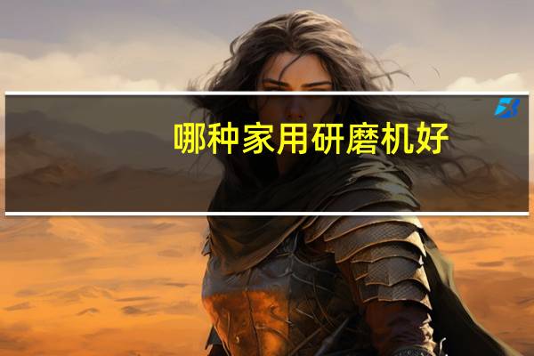 哪种家用研磨机好
