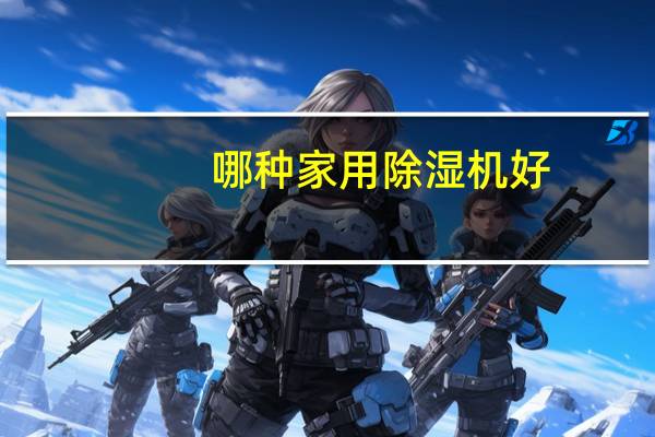 哪种家用除湿机好