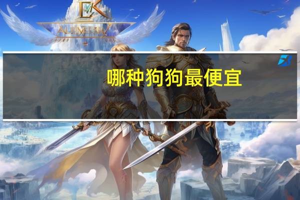 哪种狗狗最便宜