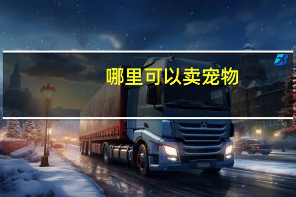 哪里可以卖宠物