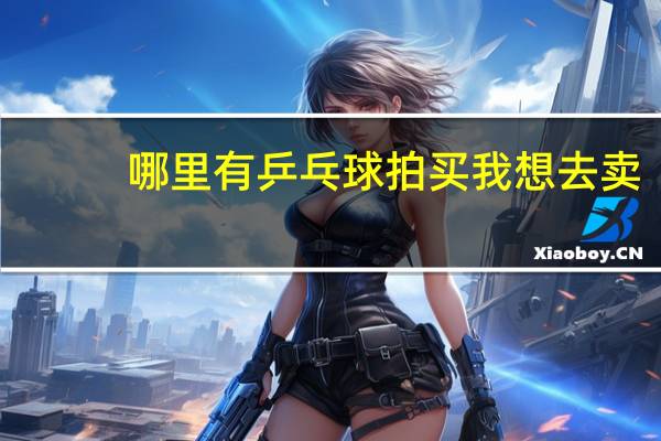哪里有乒乓球拍买我想去卖