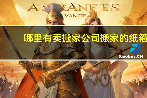 哪里有卖搬家公司搬家的纸箱